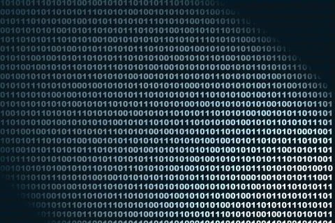 Binary background . Illustrazione stock