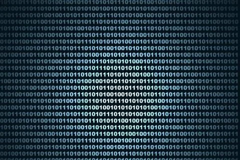 Binary background . Illustrazione stock