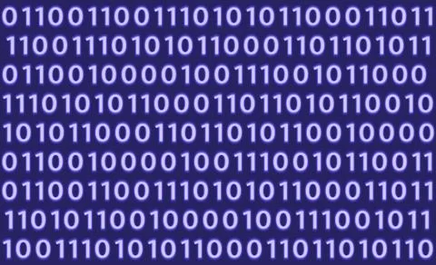 Binary background Stock Illustration