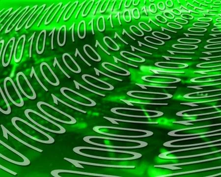 Binary background 스톡 일러스트