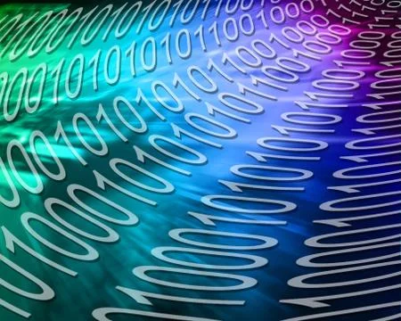 Binary background 스톡 일러스트