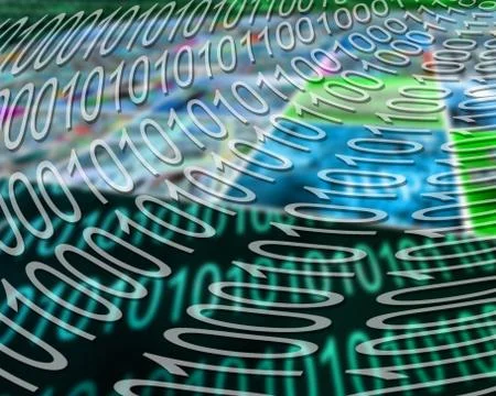 Binary background イラスト素材