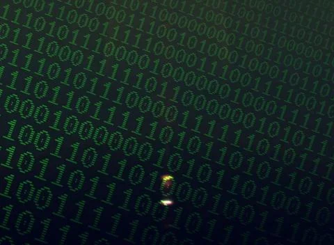 Binary background Stock Illustration