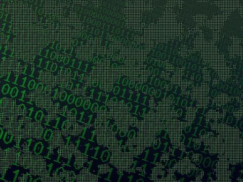 Binary background 스톡 일러스트