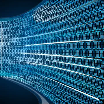 Binary background Stockillustratie