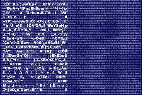 Binary Background . Illustrazione stock