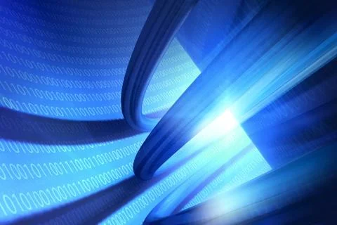 Binary Background Stock Illustration