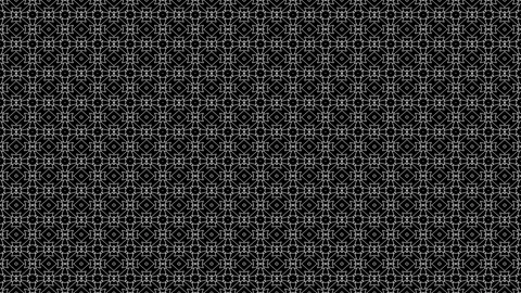 Binary Ballet: A Monochrome Tile Pattern Exploration (4K) Stock Footage 274032066