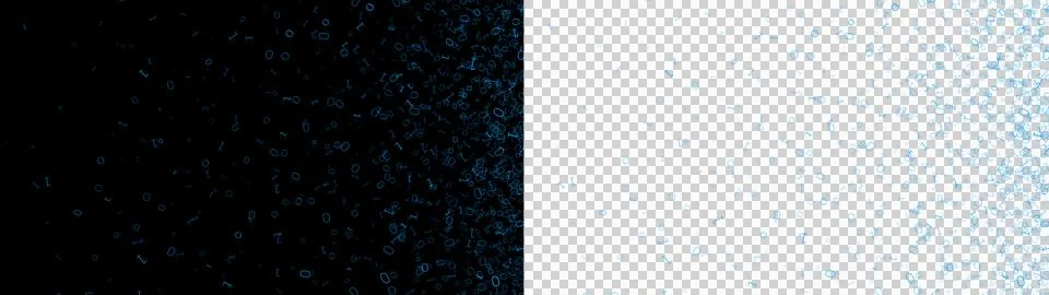 Binary bit 0 1 sparkle hack  Stockfoto's