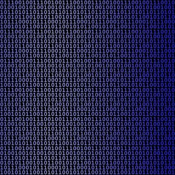 Binary Blue 스톡 일러스트