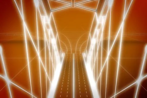 Binary City Stock-Illustration