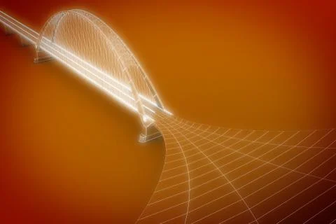 Binary City Stock Illustration