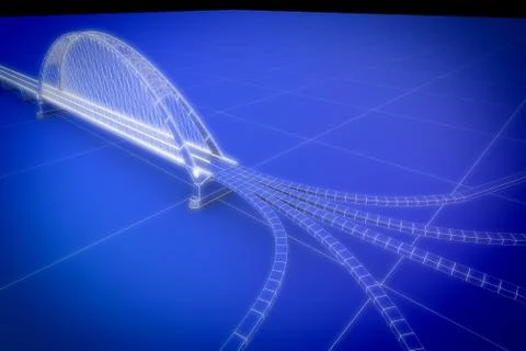 Binary City Stock Illustration