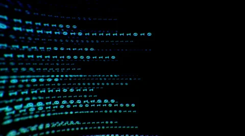 Binary Code 046 - Pincushion - 30 fps Stock Footage 27824759