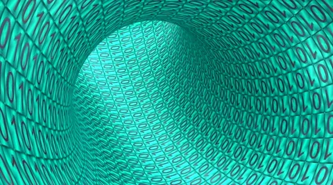 Binary code. 3d Stock Footage 43002805