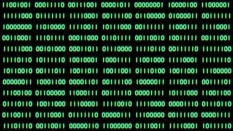 Binary Code. 8K 30fps Stock Footage 119816934