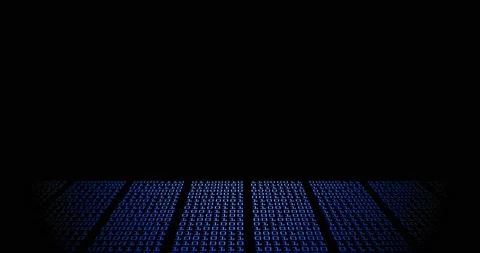 Binary code in abstract background Stock Footage 235548459