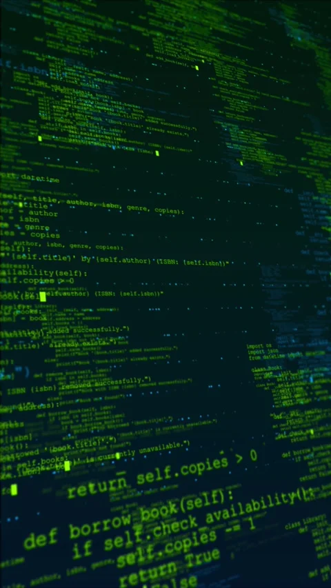 Binary code abstract technology background. Big data. Coding or hacker concept Stock Footage 313756125