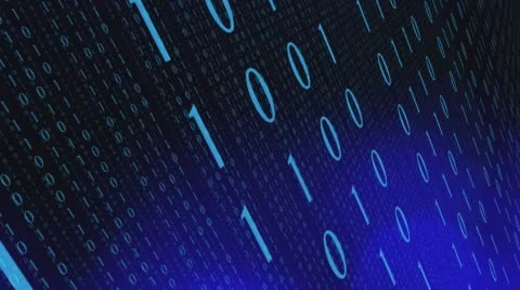 Binary code abstraction background motion graphic Stock Footage 63893421