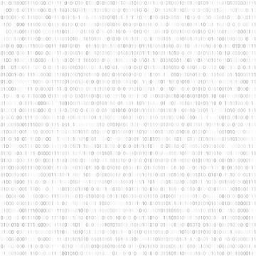 Binary Code, Algorithm binary, data code, encryption and encoding, row matr.. Stock Illustration