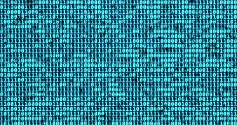 Binary, code and programming language with data for cyber message, virtual Stockbeeldmateriaal 284310778