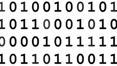 Binary code animation background Stock Footage 336743257