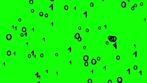 Binary Code Animation On Green Screen Stock Video Pond5