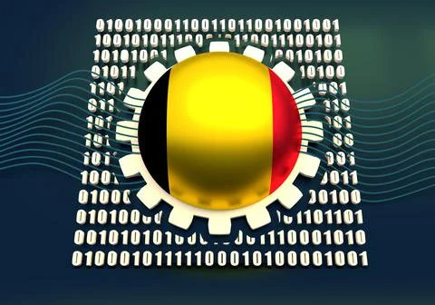 Binary code backdrop 스톡 일러스트