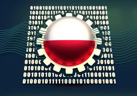 Binary code backdrop Stock Illustration