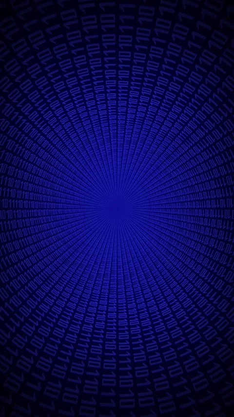 Binary code background - 3D 4k animation Stock Footage 301308460