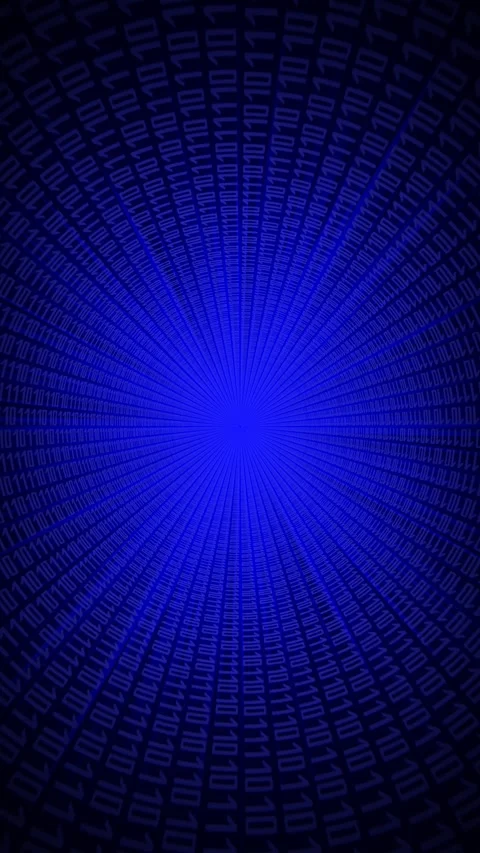 Binary code background - 3D 4k animation Stock Footage 301308670