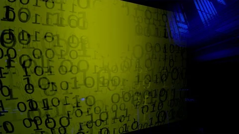 Binary Code. Background - Abstract Big Data. Data Stream 6 Stock Footage 100371737