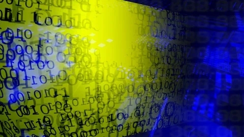 Binary Code. Background - Abstract Big Data. Data Stream Stock Footage 100399473