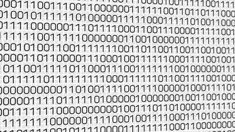 Binary Code Background Animation Digital Data Technology Stock Footage 332627197