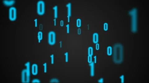 Binary code background animation Stock Footage 65289752