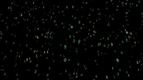 Binary code background. Big data and programming hacking, deep decryption a.. Stock Footage 243000783