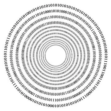 Binary Code Background. Binary Code Background. Numbers Concept. Algorithm... Stock Photos