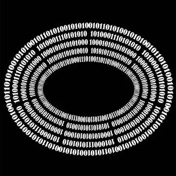 Binary Code Background Binary Code Background. Numbers Concept. Algorithm,... 写真素材