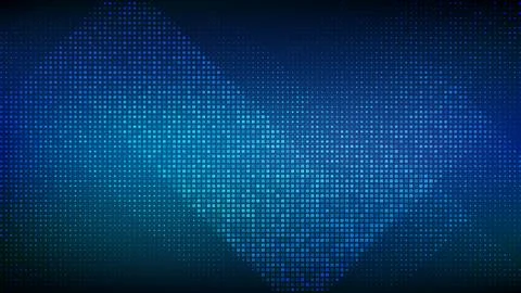 Binary code background. Blue background of binary code with digits 1 and 0... Stock Illustration