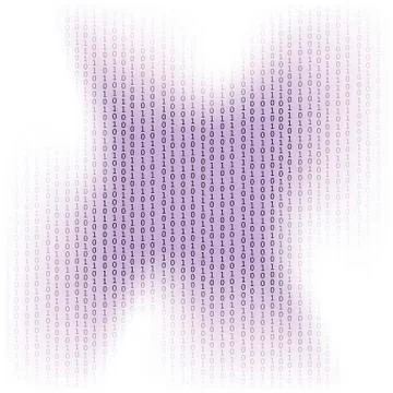 Binary Code Background. Concept Stock Illustration