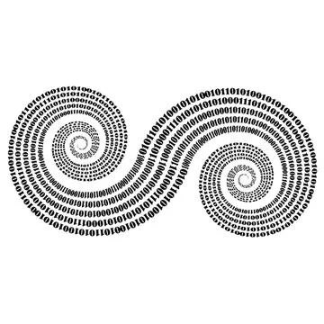 Binary Code Background. Decryption and Encoding Binary Code Background. Nu... 스톡 사진