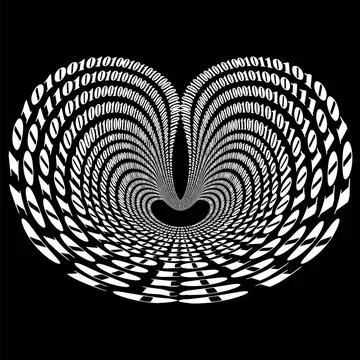 Binary Code Background. Decryption and Encoding Binary Code Background. Nu... 스톡 사진