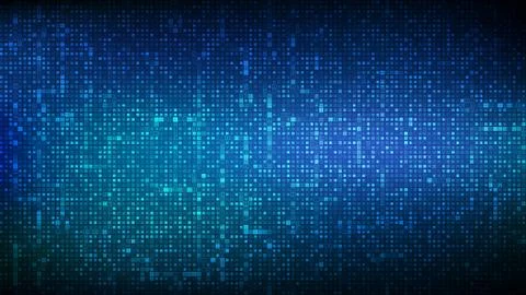 Binary code background. Digital binary data and streaming digital code backgr Stock Illustration