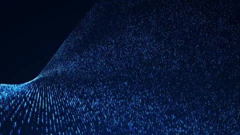 Binary Code Background. Digital illustration イラスト素材