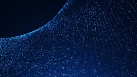 Binary Code Background. Digital illustration Stock Illustration