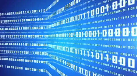 Binary code background Stock Footage 47469772