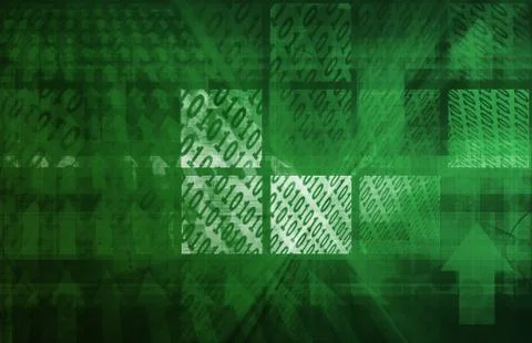 Binary code background Stock Illustration