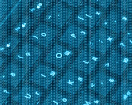 Binary code background Illustrazione stock