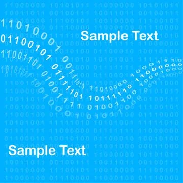 Binary code background Illustration