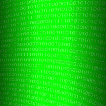 Binary Code Background Stock Illustration